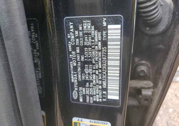 Hyundai Tucson cena 34000 przebieg: 74689, rok produkcji 2016 z Radków małe 67